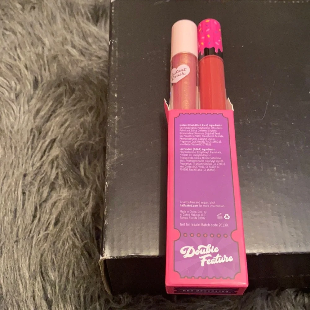 New ,never opened , Half Baked dual lip fondant and gloss set, makeup